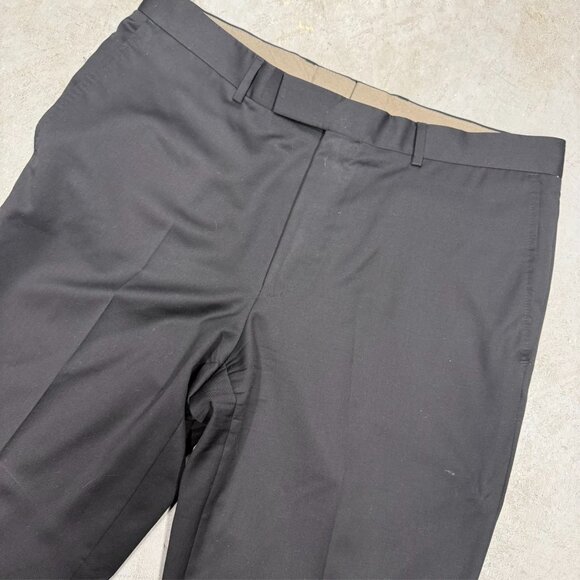 Hugo Boss Dress Pants Black Super 150s Wool Trousers "Tower1" 38x34 - Picture 2 of 12